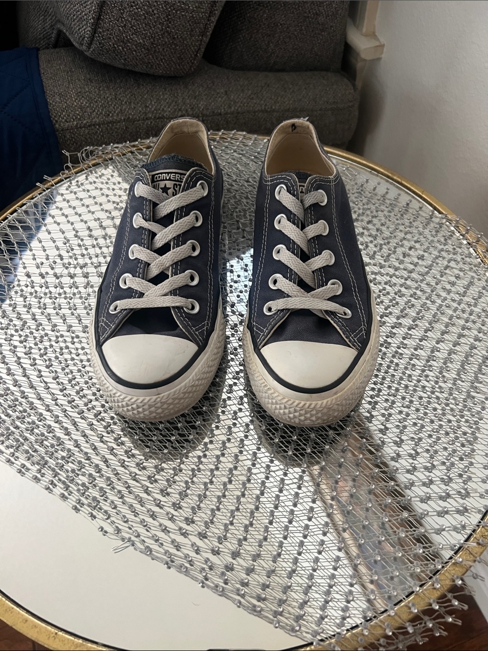 Converse Women’s Navy Low-Top Canvas Sneakers